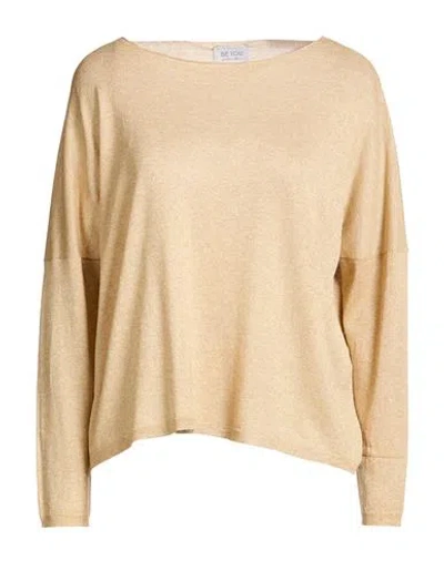 Be You By Geraldine Alasio Woman Sweater Beige Size Xs Viscose, Polyamide, Polyester In Brown