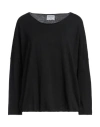 Be You By Geraldine Alasio Woman Sweater Black Size S Cotton, Cashmere