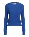 Be You By Geraldine Alasio Woman Sweater Blue Size S Cashmere