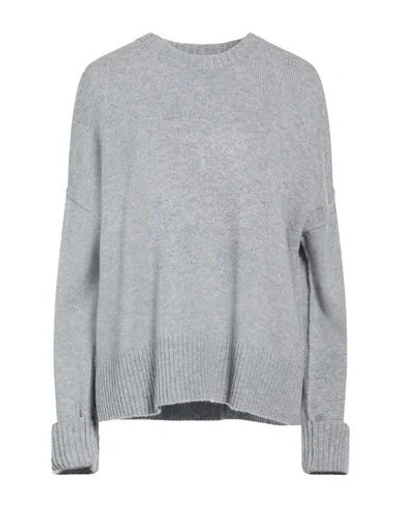 Be You By Geraldine Alasio Woman Sweater Light Grey Size M Cashmere In Gray