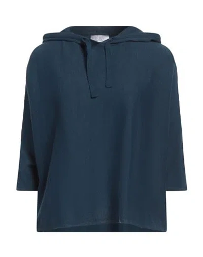 Be You By Geraldine Alasio Woman Sweater Midnight Blue Size M Cotton, Cashmere