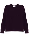 Be You Cable Knit Sweater In Purple
