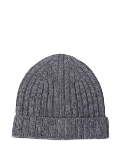 Be You Cashmere Beanie In Gray