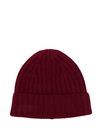 Be You Cashmere Beanie In Red