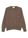 Be You Cashmere Crewneck Sweater In Brown