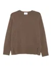 Be You Cashmere Crewneck Sweater In Brown