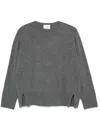 Be You Cashmere Crewneck Sweater In Gray