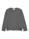 Be You Cashmere Crewneck Sweater In Grey