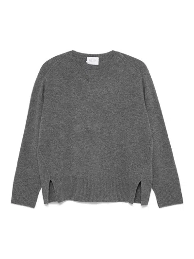 Be You Cashmere Crewneck Sweater In Grey