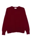 Be You Cashmere Crewneck Sweater In Red