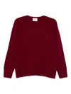 Be You Cashmere Crewneck Sweater In Red