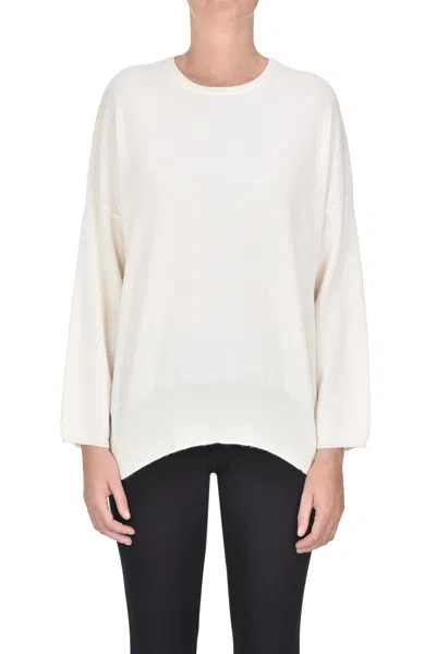 Be You Cashmere Pullover In White