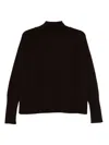 Be You Cashmere Turtle-neck Sweater In Brown