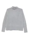 Be You Cashmere Turtle-neck Sweater In Gray