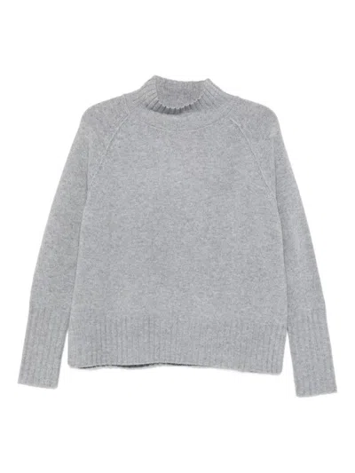 Be You Cashmere Turtle-neck Sweater In Gray