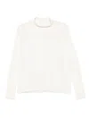 Be You Cashmere Turtle-neck Sweater In White