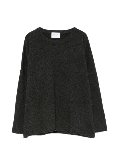 Be You Crew Neck Sweater In Gray