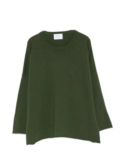 Be You Crew Neck Sweater In Green