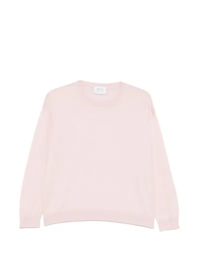 Be You Crew Neck Sweater In Pink