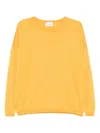 Be You Crew Neck Sweater In Yellow