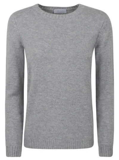 Be You Round Neck Sweater In Grey