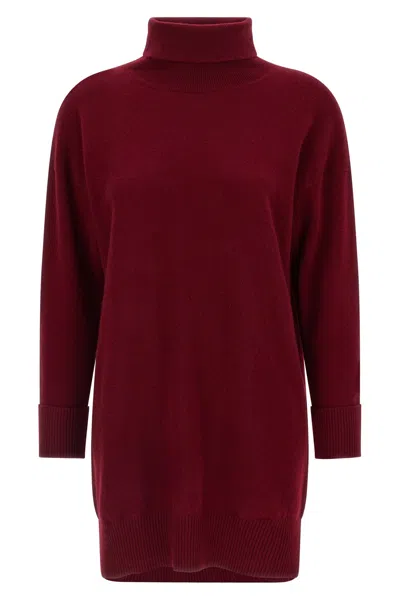 Be You High Neck Dress In Red
