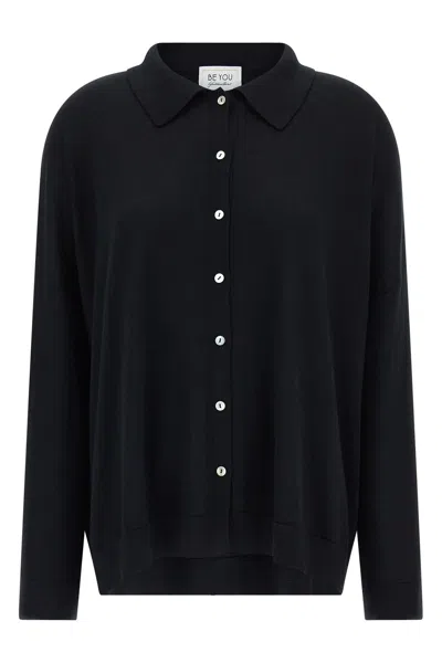 Be You Lady17 Cardigan In Black