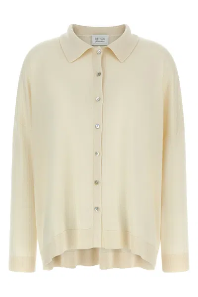 Be You Lady17 Cardigan In White