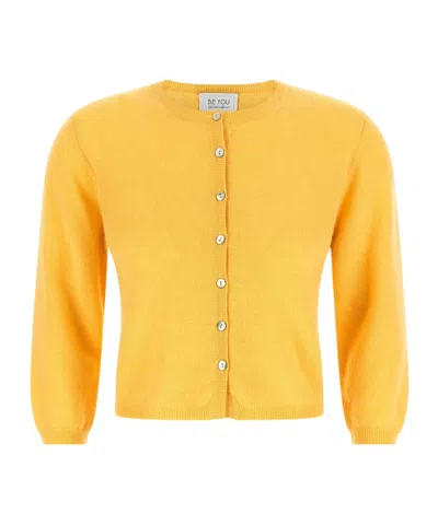 Be You Long-sleeve Cardigan In Orange