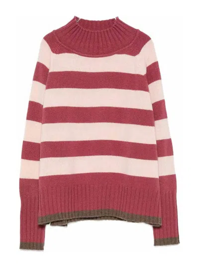 Be You Orizonthal Stripe Sweater In Nude & Neutrals