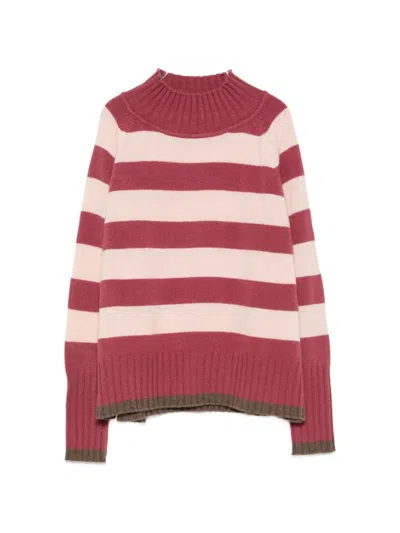 Be You Orizonthal Stripe Sweater In Multi