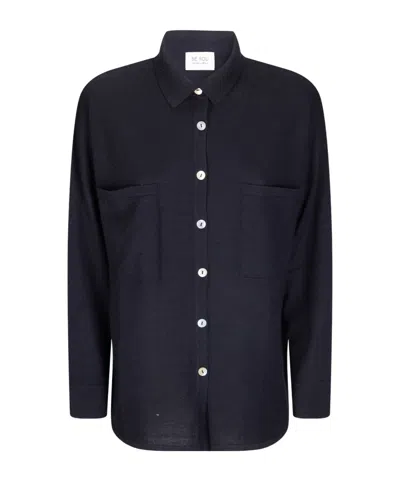 Be You Pocket Button Cardigan In Black