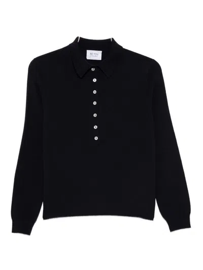 Be You Polo - Azul Oscuro In Black