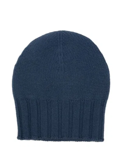Be You Ribbed Hat In Blue