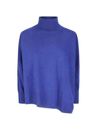 Be You Roll-neck Cashmere Sweater In Blue