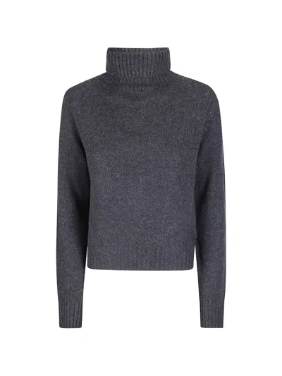 Be You Roll-neck Cashmere Sweater In Gray