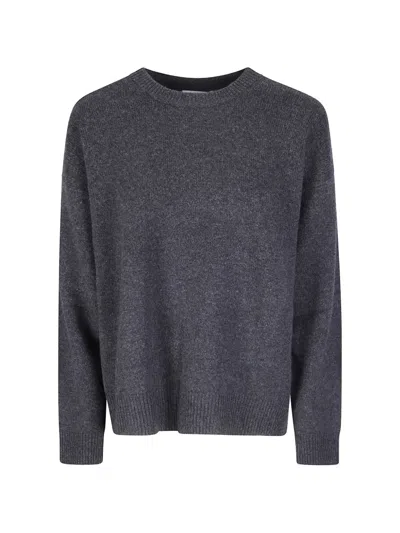 Be You Round-neck Cashmere Sweater In Gray