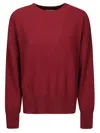 Be You Short-cut Cashmere Sweater With Round Neckline In Red