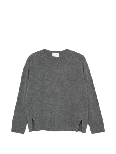 Be You Side-slit Cashmere Sweater In Multi