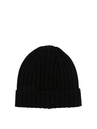 Be You Cashmere Beanie In Black