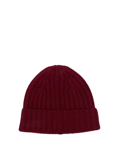 Be You Cashmere Beanie In Red