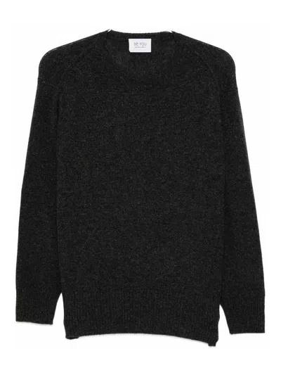 Be You Suéter Cuello Redondo - Gris In Gray