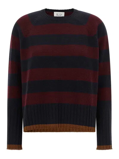 Be You Sweater In Dark Red