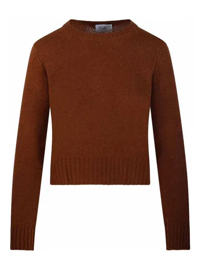 Be You Toffee Crew Neck Sweater In Brown