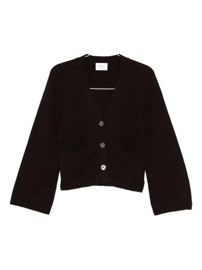 Be You V-neck Cardigan In Brown