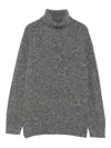 Be You Wool Turtle-neck Sweater In Gray