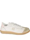 Be980 Pink Spoiler White Sneakers In White