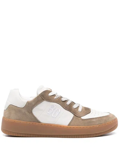 Be980 Oxford Sneakers In Brown