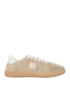 Be980 Woman Sneakers Beige Size 8 Leather