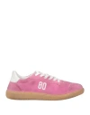 Be980 Woman Sneakers Pink Size 8 Leather